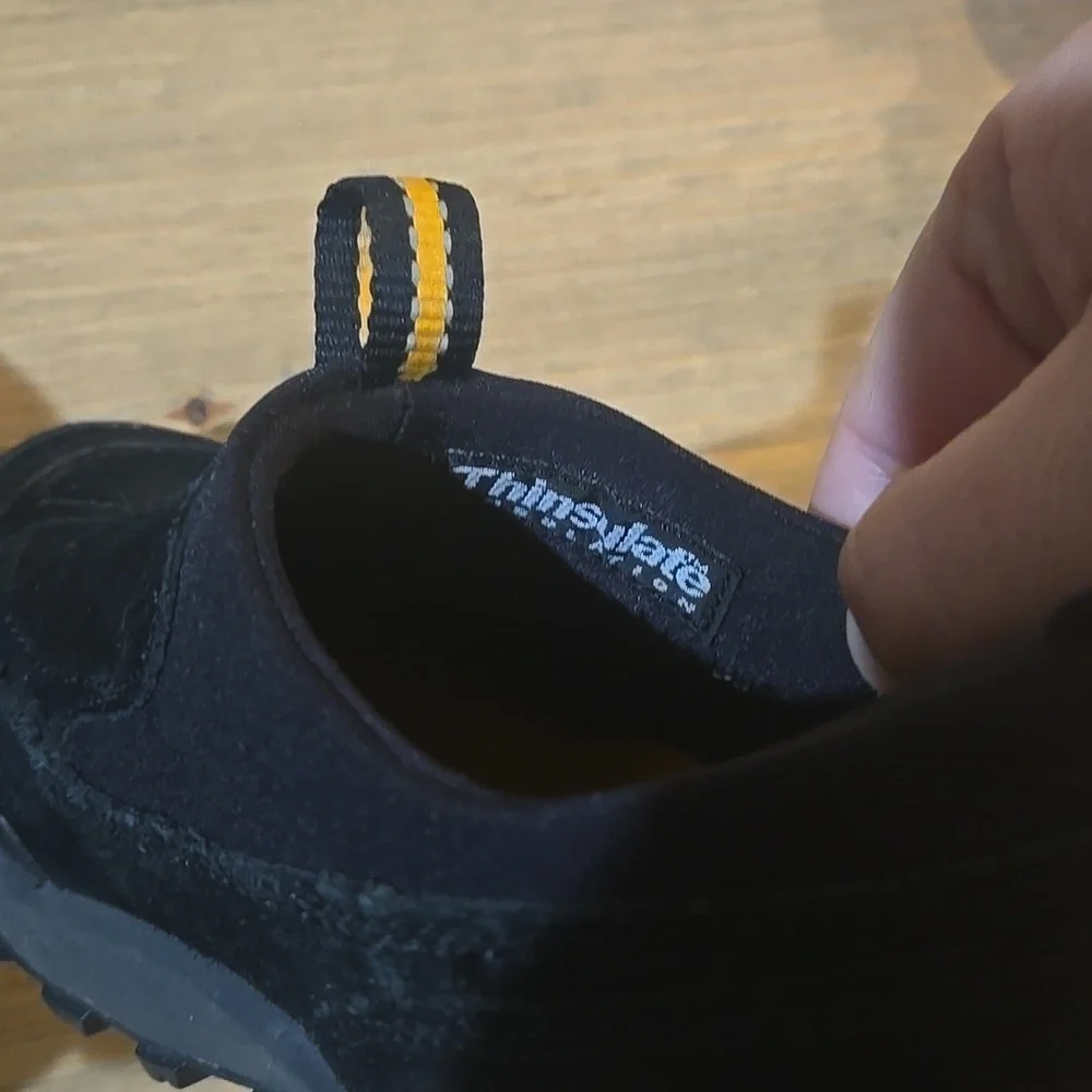 L.L.Bean Womens Black Thinsulate Moccasin Sneakers - Picture 3 of 4